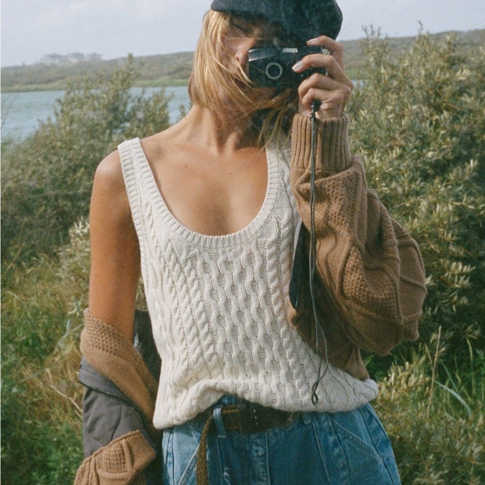 Free People High Tide Cable Tank